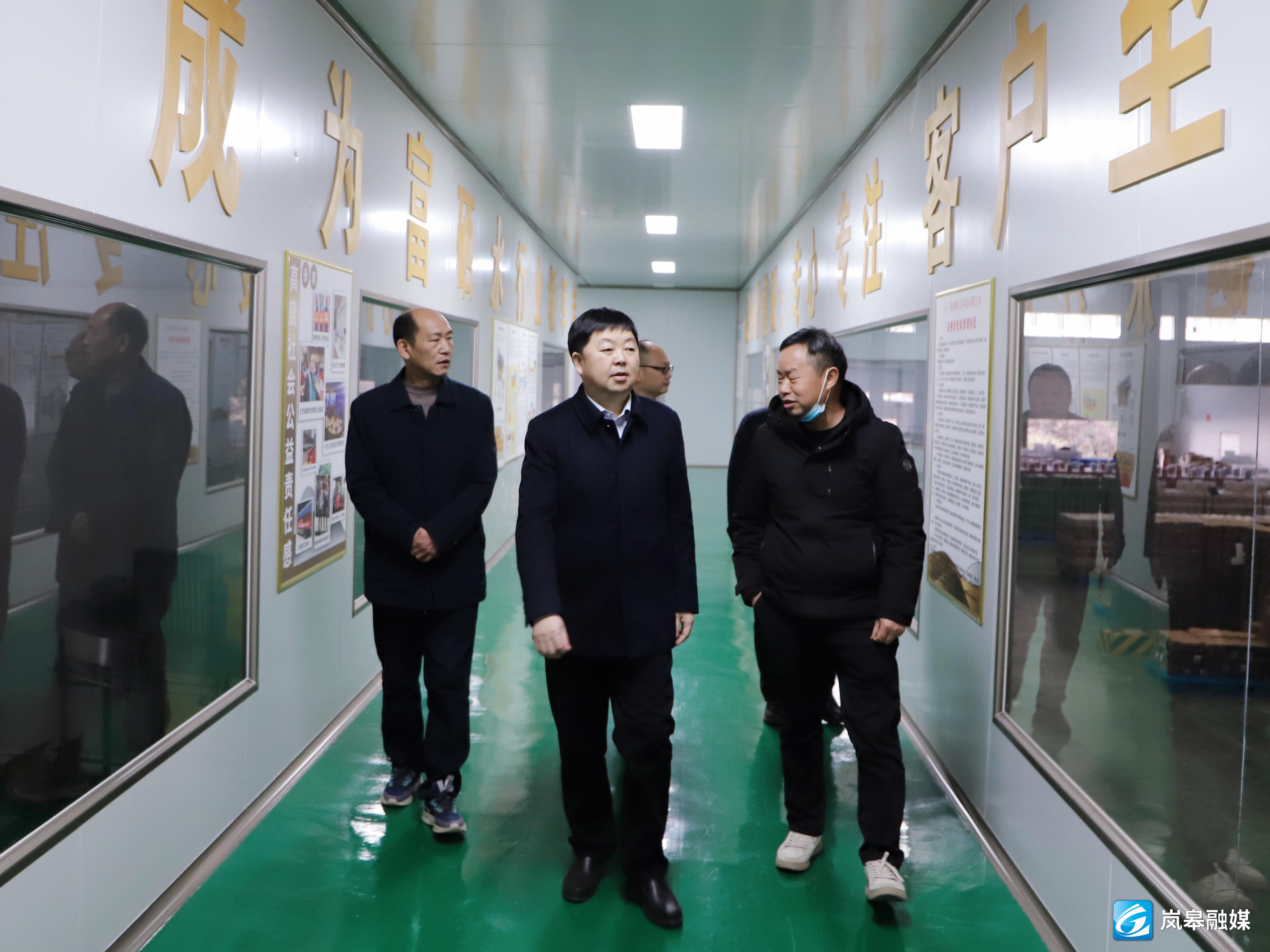 卢修春到包联企业走访调研